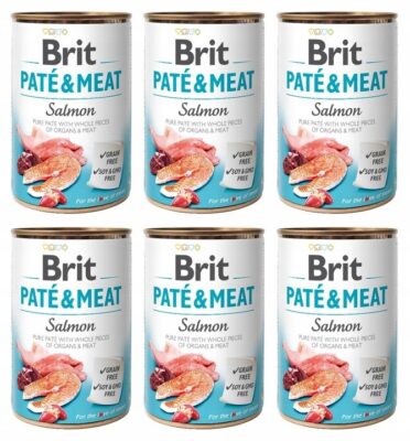 Brit Pate&Meat Dog Salmon  6 x 400 g