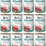 Brit Pate&Meat Dog Venison Dziczyzna 12 x 400 g