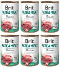 Brit Pate&Meat Dog Venison Dziczyzna 6 x 400 g