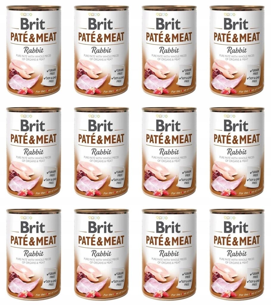 Brit Pate&Meat Rabbit Królik 12 x 400 g