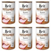 Brit Pate&Meat Rabbit Królik 6 x 400 g