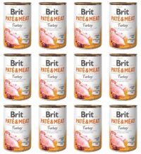 Brit Pate&Meat Turkey Indyk 12 x 400 g