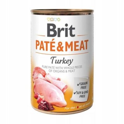 Brit Pate&Meat Turkey Indyk 400 g