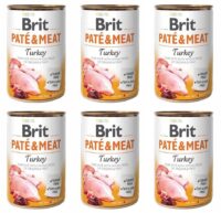 Brit Pate&Meat Turkey Indyk 6 x 400 g