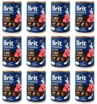 Brit Premium By Nature Beef Wołowina 12 x 400 g