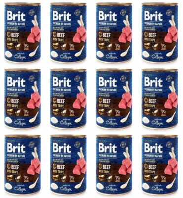 Brit Premium By Nature Beef Wołowina 12 x 400 g