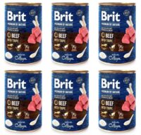Brit Premium By Nature Beef Wołowina 6 x 400 g