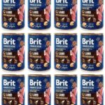 Brit Premium By Nature Lamb Jagnięcina 12 x 400 g