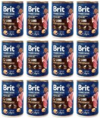 Brit Premium By Nature Lamb Jagnięcina 12 x 400 g