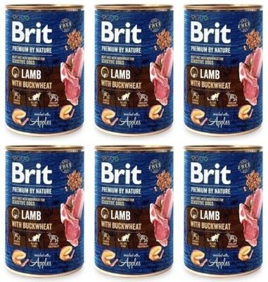 Brit Premium By Nature Lamb Jagnięcina 6 x 400 g