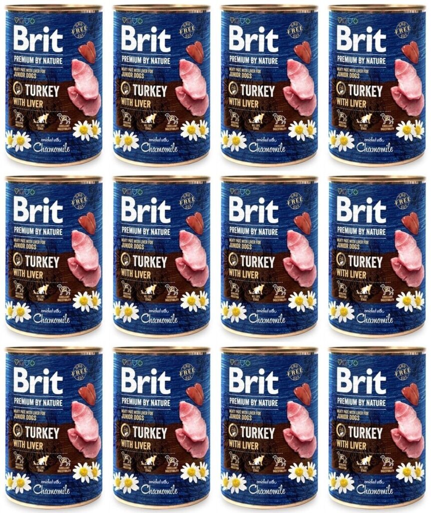Brit Premium By Nature Turkey Indyk 12 x 400 g