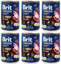 Brit Premium By Nature Turkey Indyk 6 x 400 g