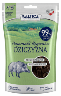 Baltica Półmiękkie Przysmaki Dla Psa Dziczyzna 80g