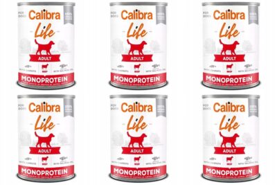 Calibra Life Dog Monoprotein Beef 6 x 400 g