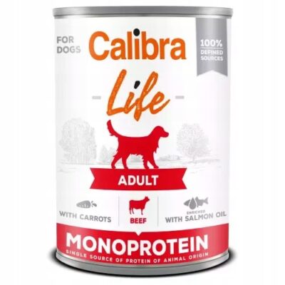 Calibra Life Dog Monoprotein Beef Puszka 400 g