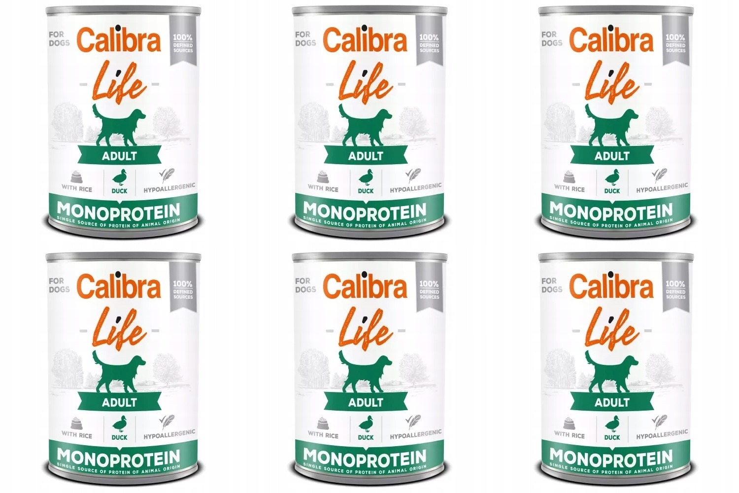 Calibra Life Dog Monoprotein Duck 6 x 400 g