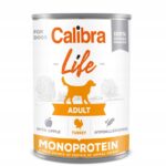 Calibra Life Dog Monoprotein Turkey Puszka 400 g