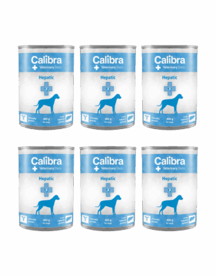 Calibra Veterinary Diet Dog Hepatic Puszka 6 x 400g