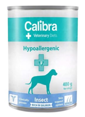 Calibra Veterinary Diet Dog Hypoallergenic Insect & Salmon 400g mokra karma