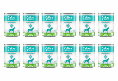 Calibra Veterinary Diet Dog Hypoallergenic Rabit&Insect 12 x 400g