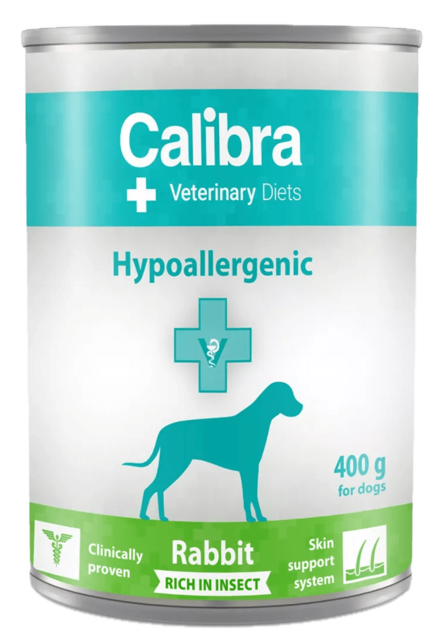 Calibra Veterinary Diet Dog Hypoallergenic Rabit&Insect 400g