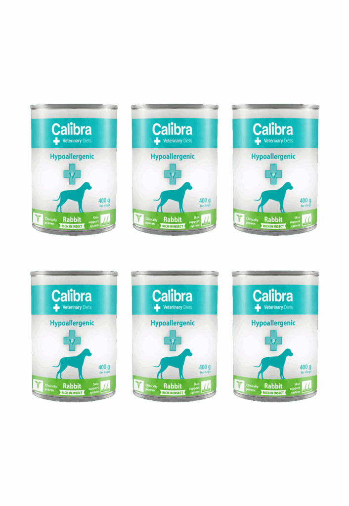 Calibra Veterinary Diet Dog Hypoallergenic Rabit&Insect 6 x 400g