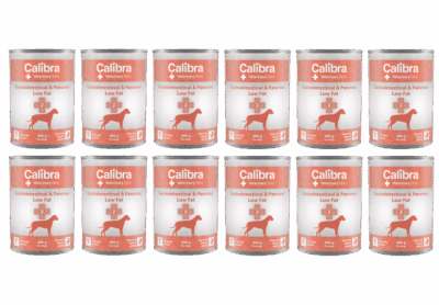 Calibra Veterinary Diet Pies Gastrointestinal Low Fat Puszka 12 x 400g