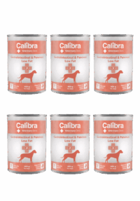 Calibra Veterinary Diet Pies Gastrointestinal Low Fat Puszka 6 x 400g