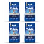 Catsby Compact bezzapachowy 4x5l żwirek bentonitowy
