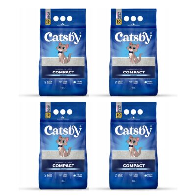 Catsby Compact bezzapachowy 4x5l żwirek bentonitowy
