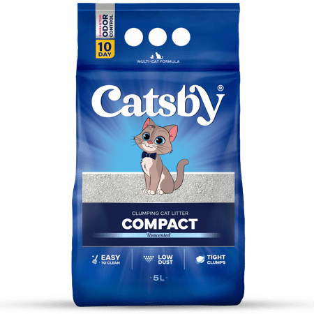 Catsby Compact bezzapachowy 5l żwirek bentonitowy