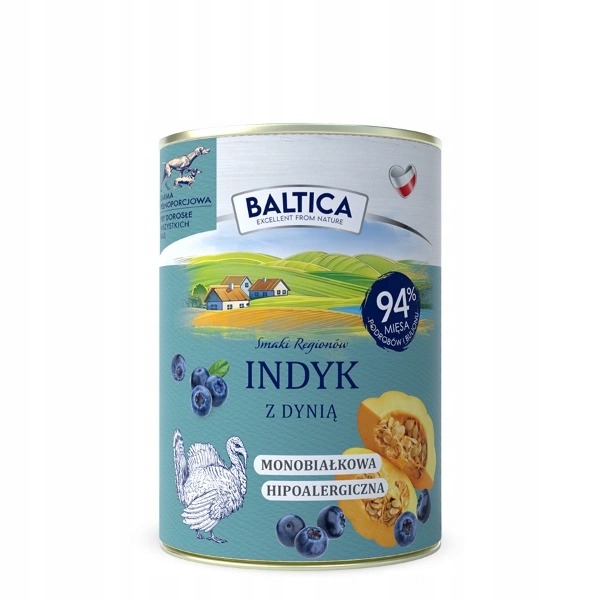 Baltica Indyk z Dynią 400 g