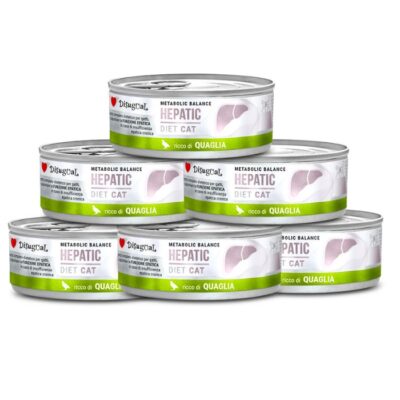 Disugual Karma Mokra Dla Kota Weterynaryjna Hepatic Przepiórka 6 x 85 g