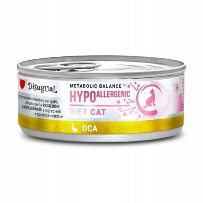 Disugual Karma Mokra Dla Kota Weterynaryjna Hypoallergenic Gęś 85 g
