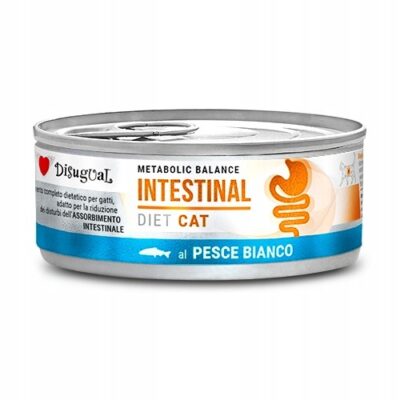 Disugual Karma Mokra Dla Kota Weterynaryjna Intestinal Białe Ryby 85 g