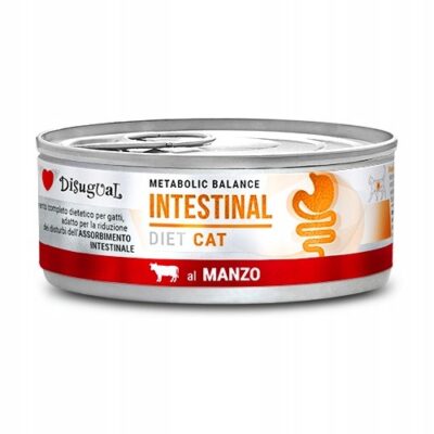 Disugual Karma Mokra Dla Kota Weterynaryjna Intestinal Wołowina 85 g