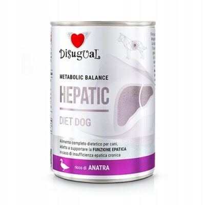 Disugual Karma Mokra Dla Psa Weterynaryjna Hepatic Kaczka 400 g Wątroba