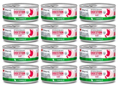 Disugual Karma Mokra Kot Weterynaryjna DIGESTION Low Fat Królik 12 x 85 g