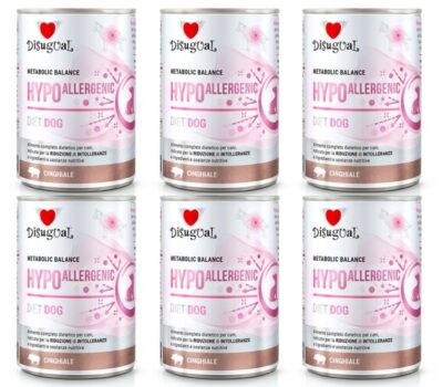 Disugual Karma Psy Mokra Dieta Weterynaryjna Hypoallergenic Dzik 6X400g