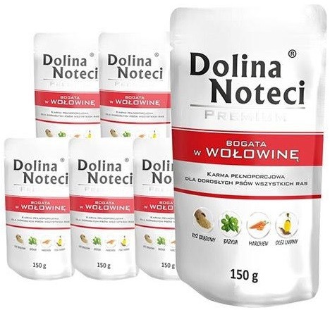 Dolina Noteci Dog Premium Wołowina Saszetka 10x150 g