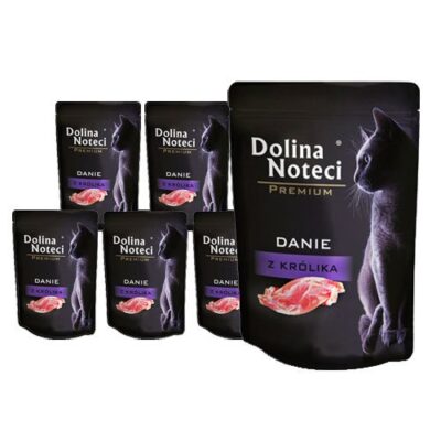 Dolina Noteci Królik Saszetka Dla Kota 10 x 85 g