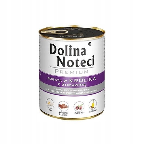 Dolina Noteci Królik z żurawiną saszetka 150 g detal