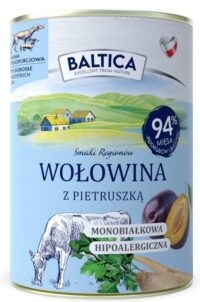 Baltica Wołowina z Pietruszką 400 g – Karma Mokra pies dorosły