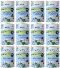 Baltica Wołowina z Pietruszką Karma Mokra 12×400 g