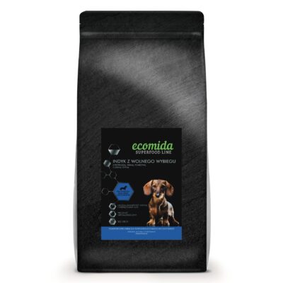 Ecomida Superfood 65 % Indyk & Wieprzowina, Light Senior SMALL 2kg Bez zboż