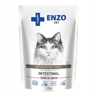 ENZO VET Intestinal z jagniecina w sosie dla kotów 100g