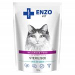 ENZO VET Sterilised z cielecina w sosie 100g
