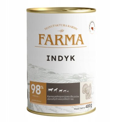 FARMA Select Indyk dla psa karma mokra puszka 400g