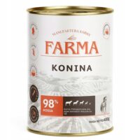 FARMA Select Konina karma mokra dla psa puszka 400g