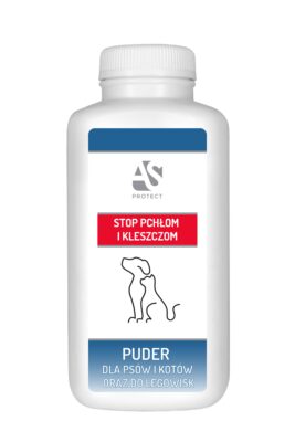 As Professional Puder Ochronny 100g przeciw Kleszczom i Pchłom, Pies i Kot